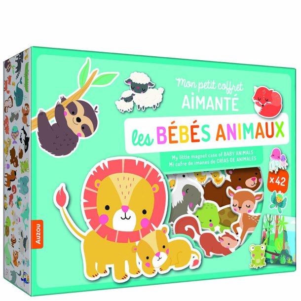 Auzou - Magnetisk leges&#230;t - Dyreunger