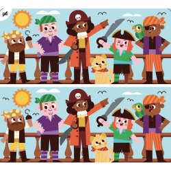 Auzou - Aktivitetskort - 20 opgaver - Pirater