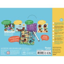 Auzou - Aktivitetskort - 20 opgaver - Pirater