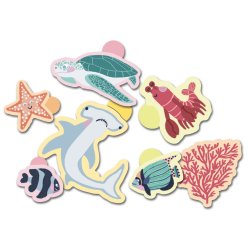 Auzou - Mine f&#248;rste klisterm&#230;rker - Havets dyr