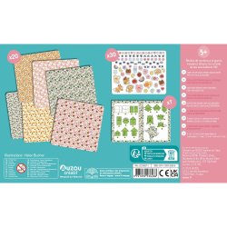 Auzou - Aktivitetssæt - Kawaii origami