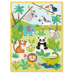 Auzou - Huskespil af tr&#230; - Vilde dyr