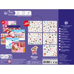 Auzou - Klisterm&#230;rker 200 stk - Jul