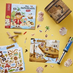 Auzou - Klisterm&#230;rker - Pirater 200 stk