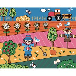 Auzou - Mal med vand - P&#229; landet