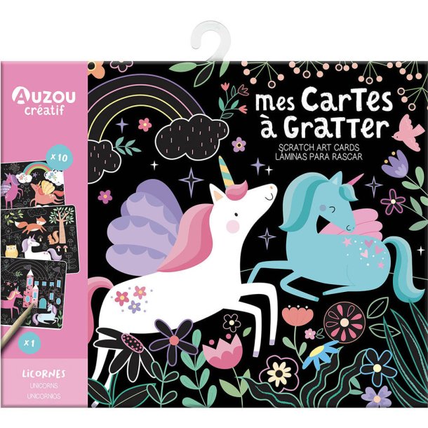 Auzou - Ridsekort - Enhjørning