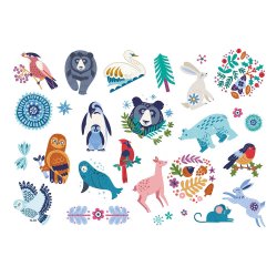 Auzou - Tatoveringer - Polardyr