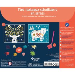 Auzou - Aktivitetss&#230;t - Kunst med rhinsten - Selvlysende