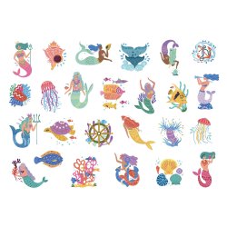 Auzou - Tatoveringer - Havfruer