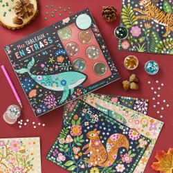 Auzou - Aktivitetss&#230;t - Kunst med pailletter 1500