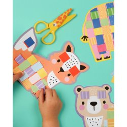 Auzou - Aktivitetss&#230;t - Klip og flet - Dyr