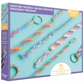 Auzou - Kreasæt - Flet selv 3 nøgleringe