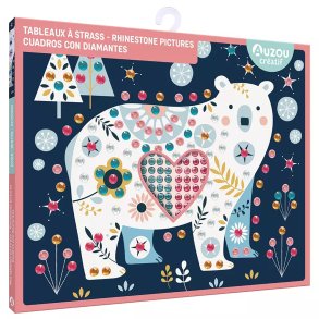 Auzou - Aktivitetssæt - Kunst med rhinsten
