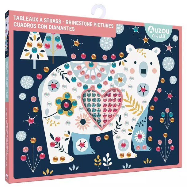 Auzou - Aktivitetss&#230;t - Kunst med rhinsten