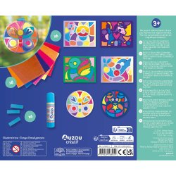 Auzou - Aktivitetssæt - Mosaik med dyr
