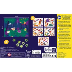 Auzou - Aktivitetss&#230;t - Klisterm&#230;rker 200 stk - Selvlysende