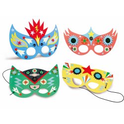 Auzou - Aktivitetssæt - Dekorer masker - Superhelte
