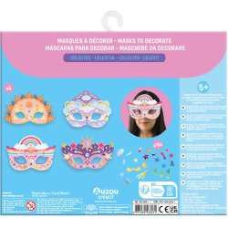 Auzou - Aktivitetssæt - Dekorer masker - Univers