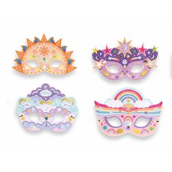 Auzou - Aktivitetssæt - Dekorer masker - Univers