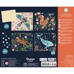 Auzou - Kreas&#230;t - Kunst med rhinsten - Billeder