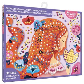 Auzou - Kreasæt - Kunst med rhinsten - Frisurer