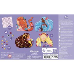 Auzou - Kreasæt - Kunst med rhinsten - Frisurer