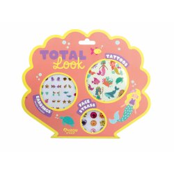 Auzou - Total look - Tatoveringer Ørestickers Ansigtspynt - Havfrue