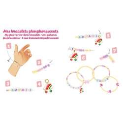 Auzou - Jewellery Factory - Armbånd Kawaii selvlysende - Stort sæt