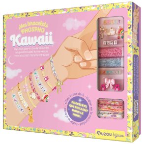 Auzou - Jewellery Factory - Armbånd Kawaii selvlysende - Stort sæt