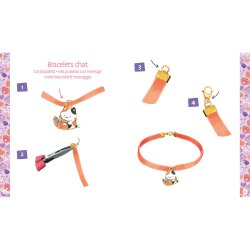 Auzou - Jewellery Factory - Armbånd med katte - Medium sæt