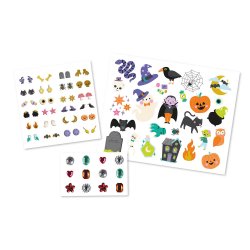 Auzou - Total Look - Tatoveringer Ørestickers Ansigtspynt - Halloween