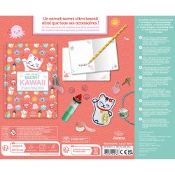 Auzou - Mit kontor - Kawaii notesbog med l&#229;s