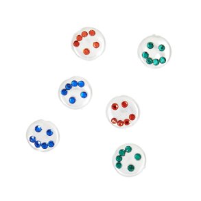 me&my BOX - Shell perler 6 stk - Smiley