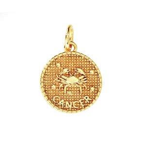 me&my BOX - Vedhæng - Stjernetegn - Krebsen - Guldbelagt 18K