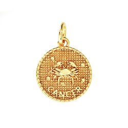 me&amp;my BOX - Vedh&#230;ng DYI s&#230;t - Stjernetegn - Krebsen - Guldbelagt 18K