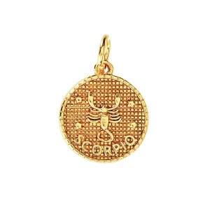 me&my BOX - Vedhæng - Stjernetegn - Skorpionen - Guldbelagt 18K