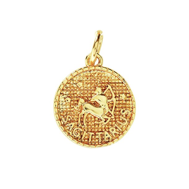 me&amp;my BOX - Vedh&#230;ng - Stjernetegn - Skytten - Guldbelagt 18K