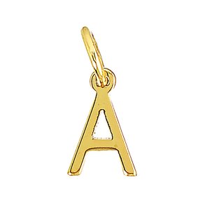 me&my BOX - Vedhæng - Bogstav - A - Guldbelagt 18K