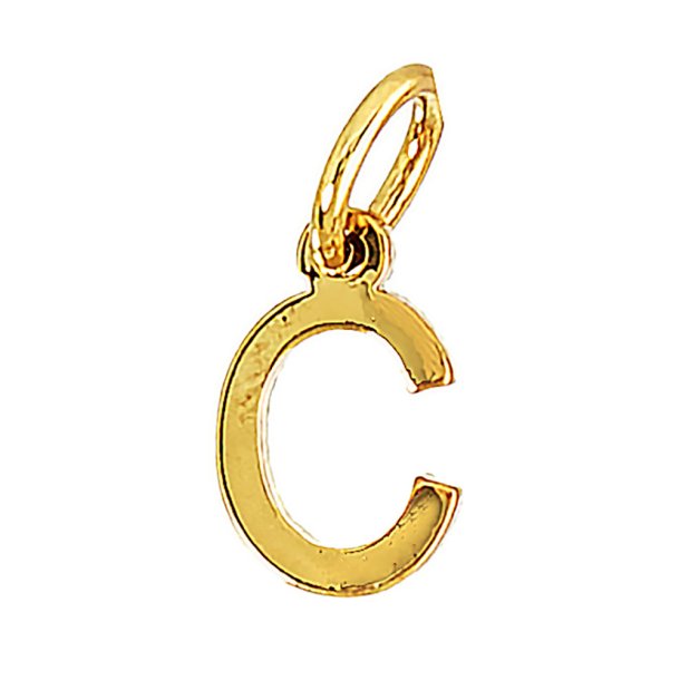me&amp;my BOX - Vedh&#230;ng - Bogstav - C - Guldbelagt 18K