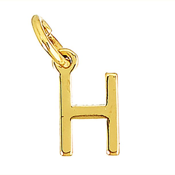 me&amp;my BOX - Vedh&#230;ng - Bogstav - H - Guldbelagt 18K