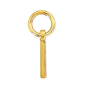 me&my BOX - Vedhæng - Bogstav - I - Guldbelagt 18K