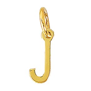 me&my BOX - Vedhæng - Bogstav - J - Guldbelagt 18K