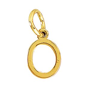 me&my BOX - Vedhæng - Bogstav - O - Guldbelagt 18K