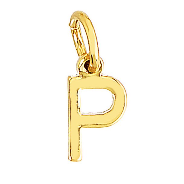 me&amp;my BOX - Vedh&#230;ng - Bogstav - P - Guldbelagt 18K