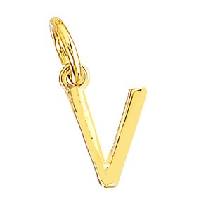 me&my BOX - Vedhæng - Bogstav - V - Guldbelagt 18K