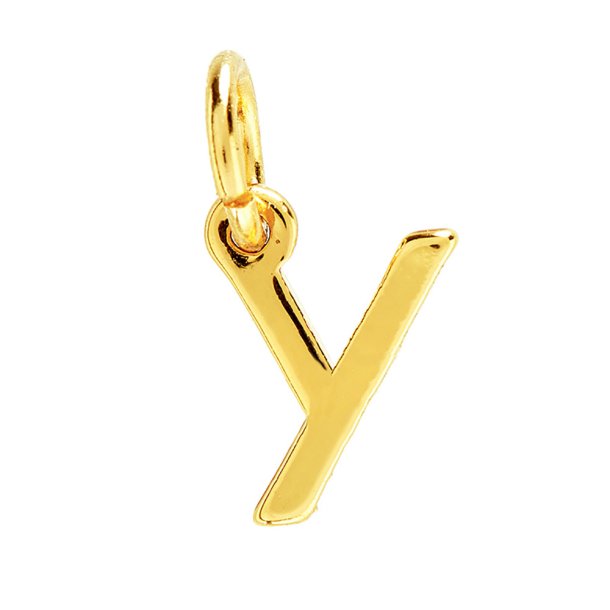 me&amp;my BOX - Vedh&#230;ng - Bogstav - Y - Guldbelagt 18K