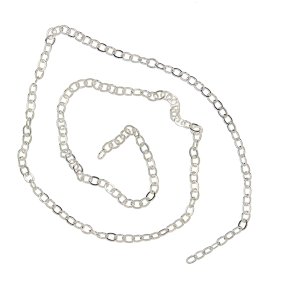 me&my BOX - Ankerkæde 45 cm - Sølvbelagt 925