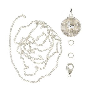 me&my BOX - Vedhæng DYI sæt - Stjernetegn - Vædderen - Sølvbelagt 925