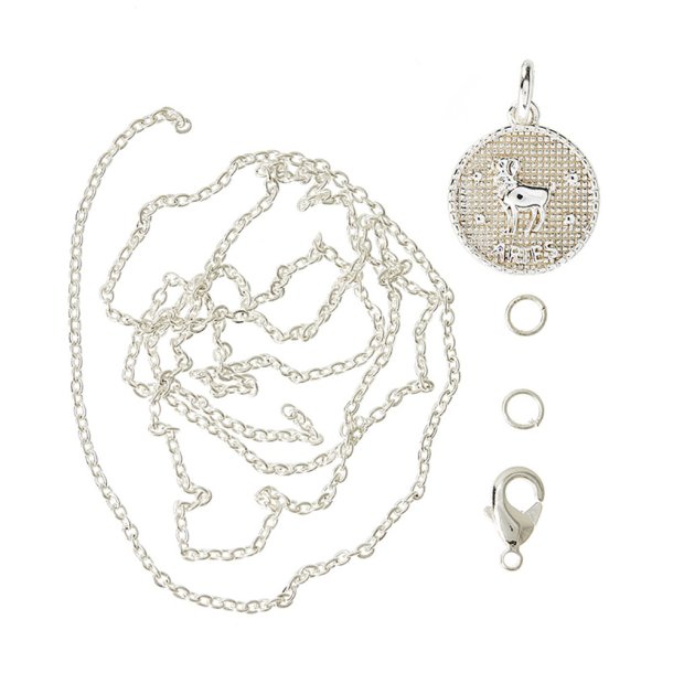 me&amp;my BOX - Vedh&#230;ng DYI s&#230;t - Stjernetegn - V&#230;dderen - S&#248;lvbelagt 925