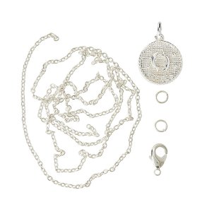 me&my BOX - Vedhæng DYI sæt - Stjernetegn - Fisken - Sølvbelagt 925